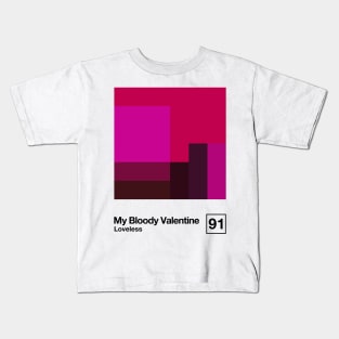 Loveless / Minimalist Style Graphic Artwork Design Kids T-Shirt